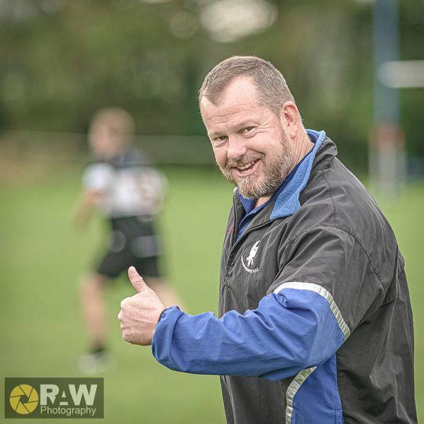 Justin Mountstevens with thumb up